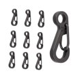 thumbnail image 4 of CNKOO 10Pcs Zinc Alloy Key Rings D Shape Keychain Clips Small Multipurpose Carabiner Buckles, 4 of 9