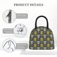 thumbnail image 4 of Salouo Sugar Skulls for Insulated Lunch Bag for Women/Men - Leakproof Cooler Tote Bag Organizer - Reusable Lunch Box for Office Picnic Hiking Beach-One Size, 4 of 6