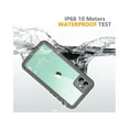 thumbnail image 2 of iPhone 11 Waterproof Case with Built-in Screen Protector Full Body Rugged Heavy Duty Shockproof Cover IP68 Waterproof Phone Case for iPhone 11 6.1 inch, 2 of 6