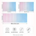 thumbnail image 2 of Yayeee Pillowcase Standard Size Set of 2 Satin Wrinkle Resistant Pillow Case, Light Blue Stripes, 2 of 7