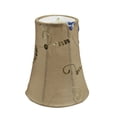 thumbnail image 6 of Aspen Creative 30241-5 Small Bell Shape Chandelier Clip-On Lamp Shade Set (5 Pack), Transitional Design in Gold, 4" bottom width (2 1/2" x 4" x 5" ), 6 of 6