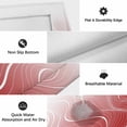thumbnail image 6 of Red Geometric Outdoor Rug for Patio/Deck/Porch, Non-Slip Large Area Rug 5 x 8 Ft, Modern White Stripe Abstract Distortion Art Indoor Outdoor Rugs Washable Area Rugs, Camping Rug Carpet Runner, 6 of 8