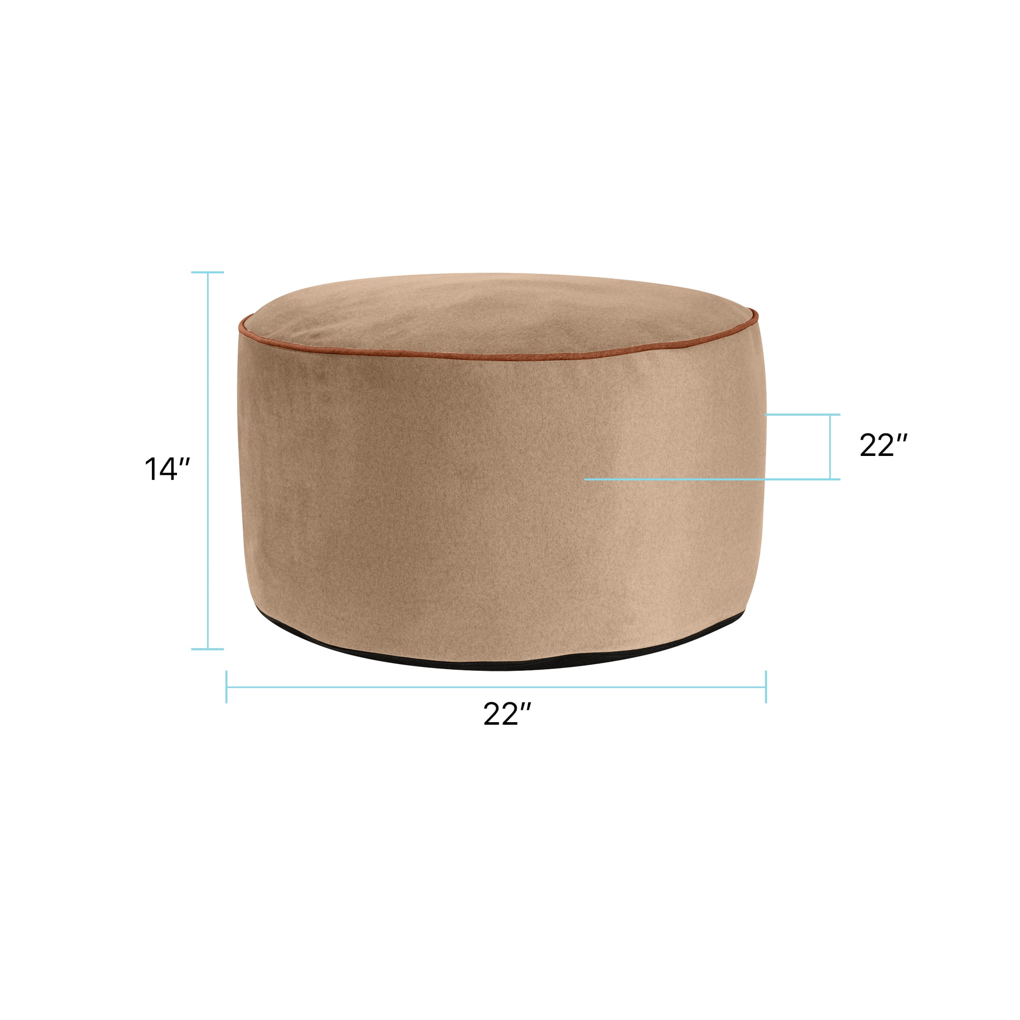 Qiviut Camel Foot Pouf