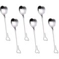 thumbnail image 3 of 6 Stainless Steel Heart Spoons Kidney Spoons, Dessert Spoons, Coffee Spoons, 3 of 3