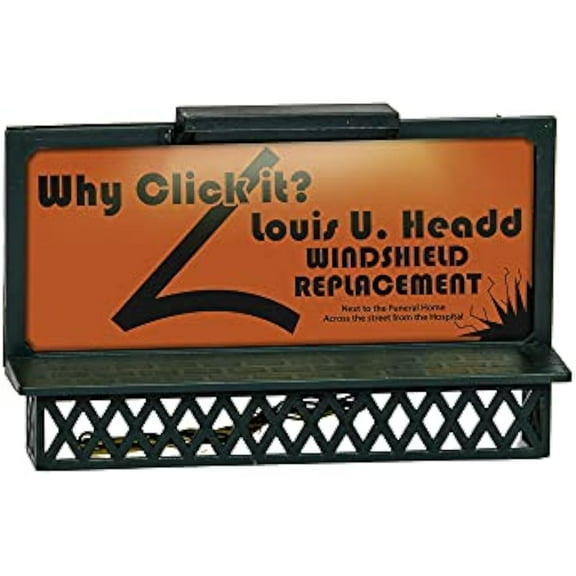 Lionel - 1956230 Safe Driving Lighted Billboards, HO Scale