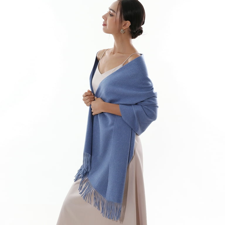 RIIQIICHY Women Scarf Winter Pashmina Shawls Wraps for Evening Dresses  Wedding Shawl Large Warm Scarves - Walmart.com