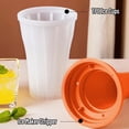 thumbnail image 3 of Ice Cup Maker, Cooling Cup for Drinks, Portable Freeze Mug, Quick Frozen Smoothies Cup (orange), 3 of 5