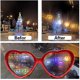 thumbnail image 1 of Gafas de sol de corazón 3d de 3 piezas con gafas de sol especiales en forma de corazón con efectos de corazón, 1 of 5