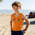 thumbnail image 2 of Camisola de Niños Pequeños para Niños de 3 a 15 Años con Impresión de Gradiente Lindo, Tela Suave sin Mangas para Uso Informal Y Ocasiones Especiales, 2 of 8