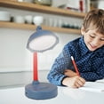 thumbnail image 2 of tzyudk New LED Desk Lamp Foldable Rechargeable Reading Lamp 3 Grade Colour Temperature Adjustment Stepless Dimming Desk Lamp With Blue Light Eye Protection Lamp Affordable Useful Dark Blue Plastic, 2 of 6