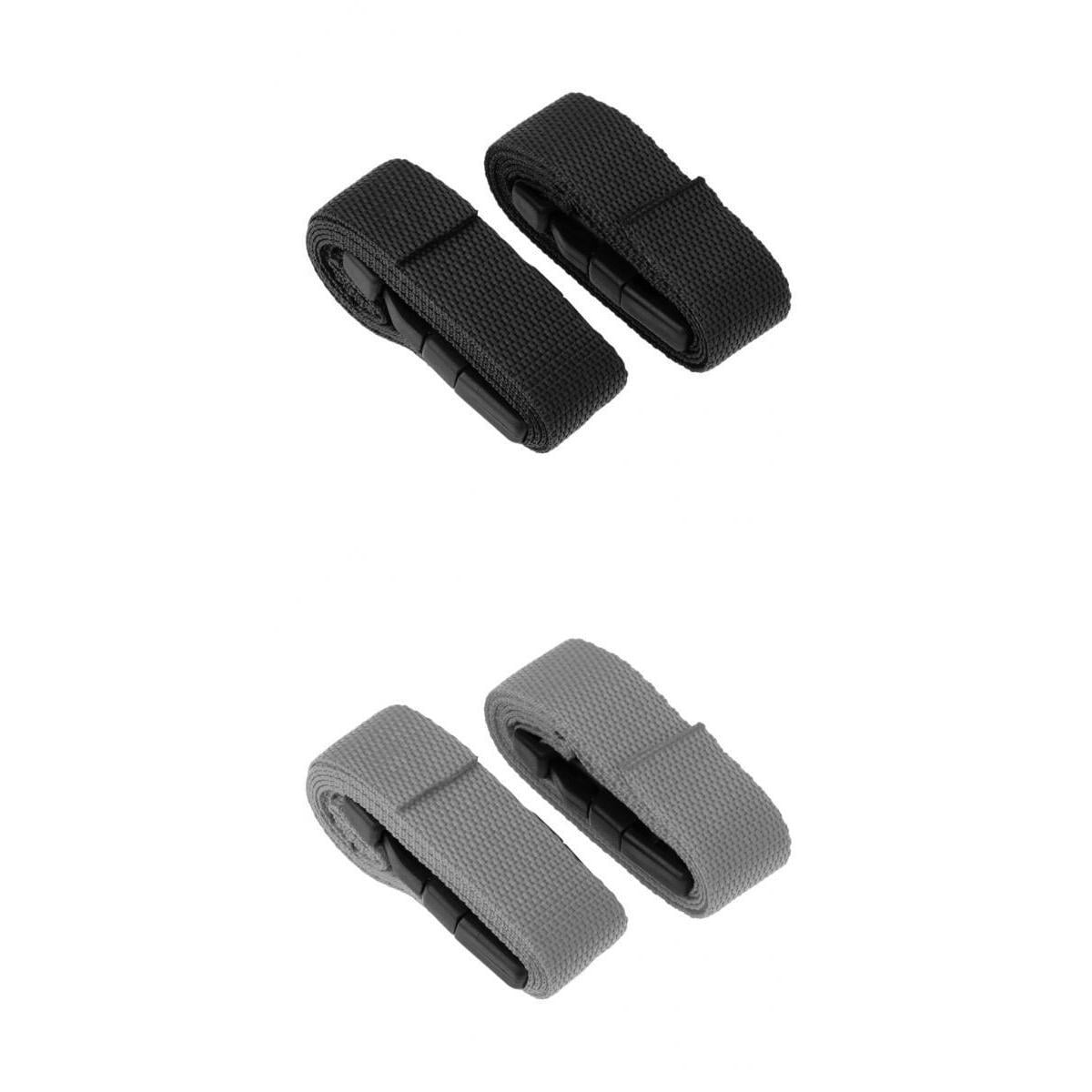 2 Pair 1m 25mm Golf Trolley Webbing Straps with Quick Release Buckle