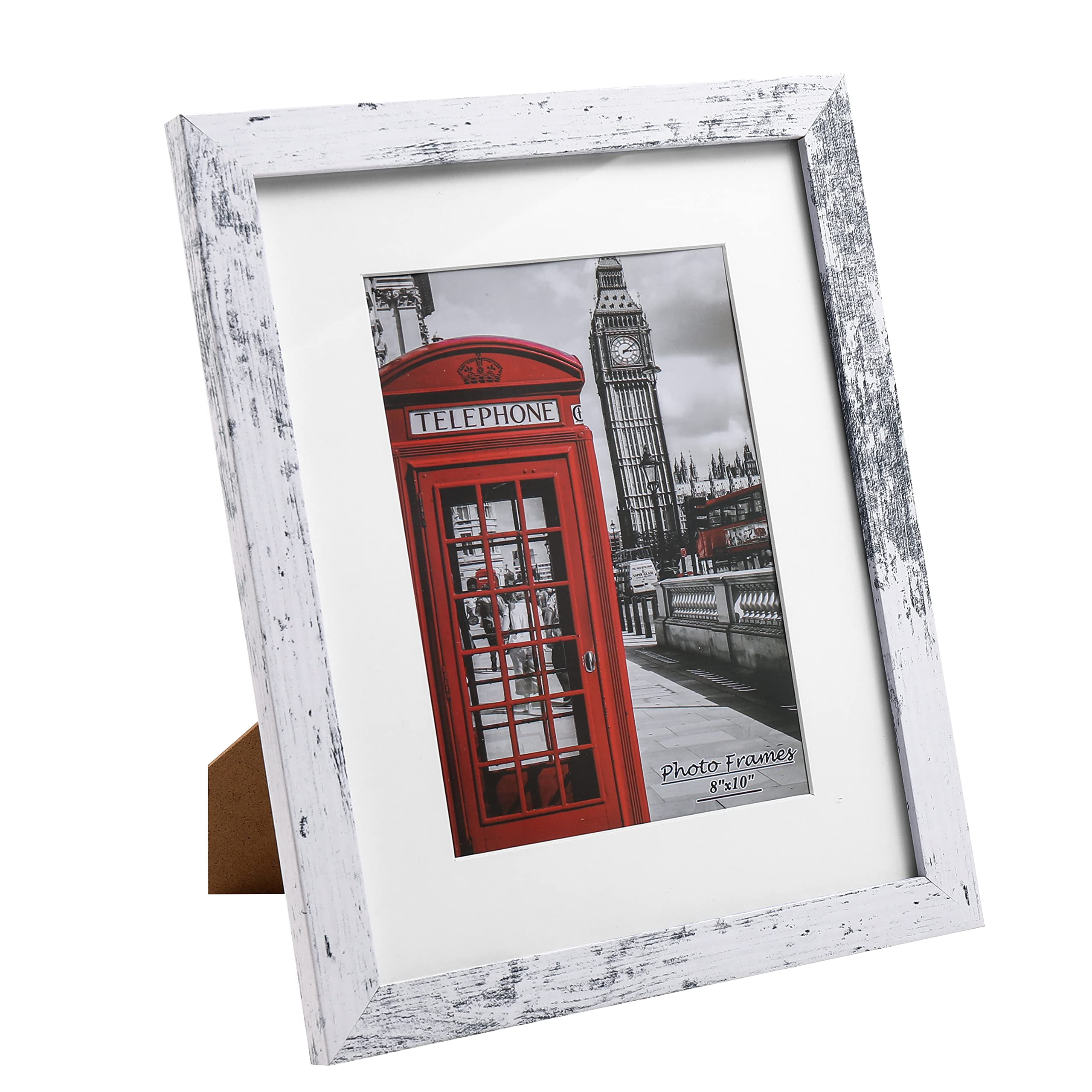 White Cardboard Photo Frame for 4 x 6 or 5 x 7 – Blank