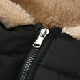 thumbnail image 5 of GYRATEDREAM Toddler Baby Winter Hooded Fleece Jacket Little Kids Boy Girl Lining Cotton Bear Hoods Outerwear Coat, 5 of 7