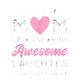 thumbnail image 2 of Comfort Cotton Short Sleeve T- Shirt [100% Cotton] Proud Mom Of An Amazing Daughter Funny T-Shirt Gift From Her ., 2 of 7