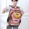 thumbnail image 6 of FORMRS School Backpack 17" Student Travel Bag with Laptop Compartment, Cute Doughnuts Pattern, 6 of 7