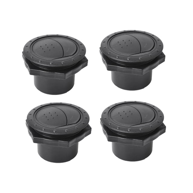Speravity Paquete de 4 deflectores de aire acondicionado para salpicadero ABS, ventilación de salida de estilo de coche, accesorios de coche de 360 Vehículos, repuestos y accesorios Mis Speravity VI001737-00