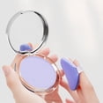thumbnail image 4 of 11G Lavender Matte Powder with Puff Oil Control Natural Long Lasting Shine-Free Women Girls Makeup Face Conceal Pressed Setting Powder, 4 of 8