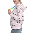 thumbnail image 2 of Kdxio Cute Panda Print Womens Oversized Hoodies Sweatshirts Hooded Pullover Tops Sweaters Casual-Medium, 2 of 7