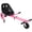 Pink, variant on Hoverboard Go-Kart Attachment, Dual Shock Absorbers & Adjustable Frame for 6.5" 8" 10" Hoverboards, Heavy Duty Hover Cart with 360° Swivel Wheel & Foam Handlebars, Black (Hoverboard Not Included)