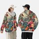 thumbnail image 4 of Fotbe Butterflies In Blooming Garden Chaqueta con Protección Solar UPF 50+ para Hombre y Mujer, Camisa con Capucha y Bolsillos-3X-Large, 4 of 7