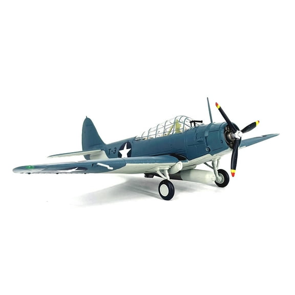 CSYANXING 1/72 TBD Devastator WWII US Navy Bomber Model Alloy Aircraft Collectible Display Decor Gift Great for Enthusiasts