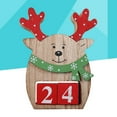 thumbnail image 6 of 3pcs Creative Wood Christmas Advent Calendars Christmas Deer Shaped Decorations for Home Xmas Ornament Creative Christmas Gifts, 6 of 6