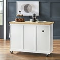 thumbnail image 4 of TMS Microwave Kitchen Cart, White, 4 of 6