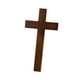 thumbnail image 2 of Cruz de madera católica, crucifijo, decoración, estatua, artesanía vintage, letrero cristiano M, 2 of 9