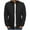 Black, variant on XWSHYW Men Clothes Mens Solid Color Jacket Cotton Padded Jacket Fashion Cotton Padded Jacket Mens Warm Cotton Padded Jacket