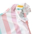 thumbnail image 3 of Maillot de Bain une Pièce Arc-en-Ciel à Volants pour Bébé Fille, 3 of 6