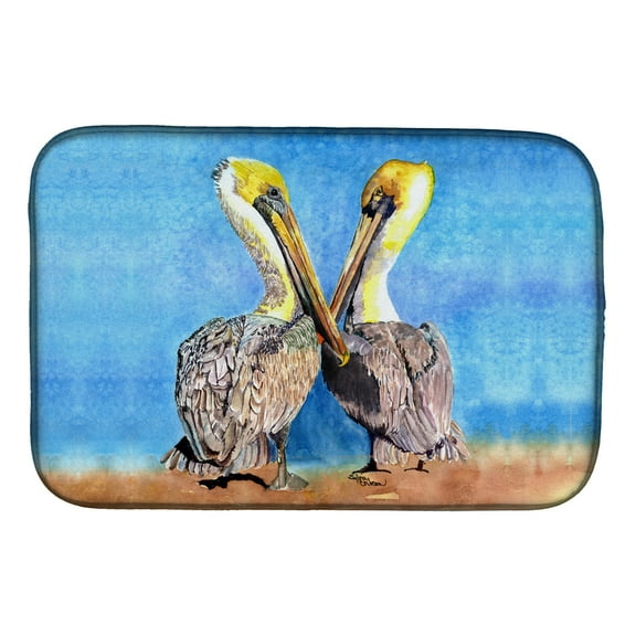 Caroline's Treasures Pelican Dish Drying Mat