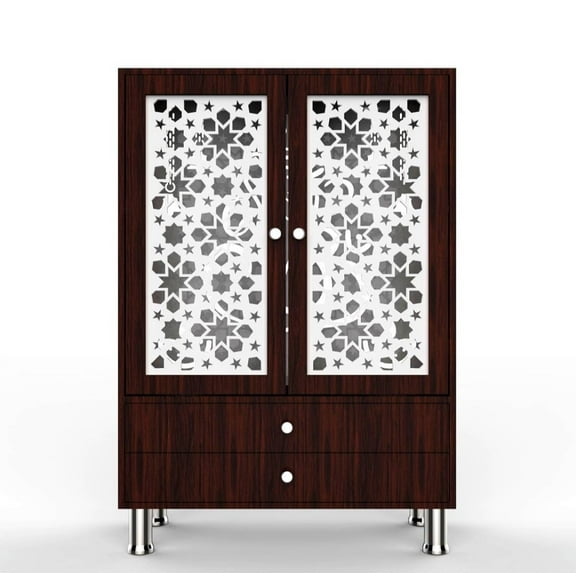 Large Customized Wooden Temple For Home And Office Cabinet Design Mandir With LED / Hindu Temple / Worshiping Mandir /Pooja Ghar/ Steel Legs