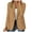 Beige, variant on Blazer for Women Casual Slim Business Blazer Suit, Women's Solid Color Casual Fashion Long-sleeved Cardigan Jacket Coat Top Black,L