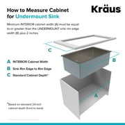 KRAUS 30-inch 16 Gauge Standart PRO Kitchen Sink Combo Set with Bolden 18-inch Kitchen Faucet and Soap Dispenser, Chrome Finish