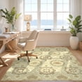 thumbnail image 3 of Design&I 6'x9' Ultra Soft Area Rug, Farmhouse Ornate Symmetrical Border Interlocking Framework Boho None Fluffy Washable Non Shedding for Guest Room Bedroom Living Room, 3 of 7