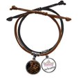 thumbnail image 1 of Dog Pet Animal Sentimental Picture Bracelet Rope Hand Chain Leather Princess Wristband, 1 of 1