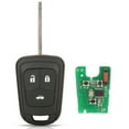 thumbnail image 3 of Jingyuqin 2/3 Buttons Remote Car Key For Chevrolet Camaro Sonic Cruze Malibu Volt Spark Equinox 315/433Mhz ID46/PCF7937 Chip, 3 of 7