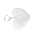 thumbnail image 4 of Heart Shape Hair Pendant Handbag heart shape Decor Keychain Key Buckle Ring Shoulder Bag Hanging Ornaments, 4 of 5