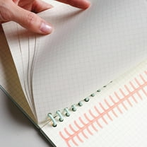 WHAMVOX 6Pcs Notebook Binding Coils Binding Spirals Loose Leaf Book Rings File Binder Circles Plastic Coils