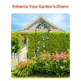 thumbnail image 4 of STAWAY Metal Garden Trellis 60x15 in - Sturdy, Rustproof Climbing Plant Support for Roses, Ivy & Vegetables - Chic Outdoor Decor, Easy Setup, 4 of 9