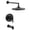 Matte Black, variant on Moen UTS32003BL Arris M-CORE 3-Series 1-Handle Tub and Shower Trim Kit in Matte Black