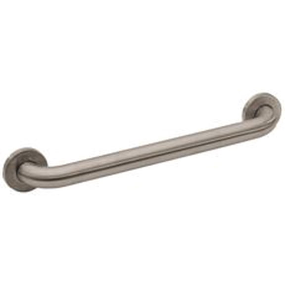 Wingits Grab Bar,SS,Satin,18 in L WGB6SS18