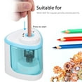 thumbnail image 4 of Compact Pencil Sharpener, Portable And Battery-Powered For Quick Sharpening, With Safe Design, Manual Mode Switch, And Easy Shavings Removal, Perfect For Classroom And Home Use, 4 of 7