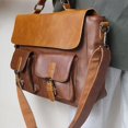 thumbnail image 2 of Casual Japanese Large-capacity Messenger Bag For Young Men's Handbag,Dark brown, 2 of 2