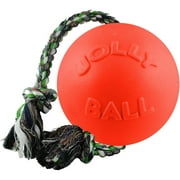 Jolly Pet Romp N Roll Dog Toy, 8", Orange