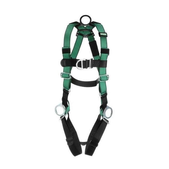 Msa Safety Full Body Harness,V-FORM,XL 10197437