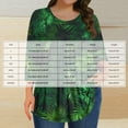 thumbnail image 3 of Yubnlvae Blue Women's Casual Pluse Size 3/4 Sleeve T Shirts Round Neck Cute Tunic Tops Basic Tees Blouses Business Work Tee Top, 5Xl, 3 of 6