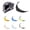 Deep Black, variant on TT-REVO Helmet Spoiler for KYT Rear Trim Aerodynamic Accessories