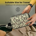 thumbnail image 5 of Toiletries Bag,Camouflage Dinosaurs Silhouettes Pattern Mens Womens Toiletry Bag Bathroom Bag,Waterproof Toiletry Travel Bag Dopp Kit Shaving Bag 11x6.3x5.1 Inch, 5 of 5