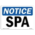 thumbnail image 1 of SignMission OS-NS-A-1824-L-18375 18 x 24 in. OSHA Notice Sign - Spa, 1 of 1
